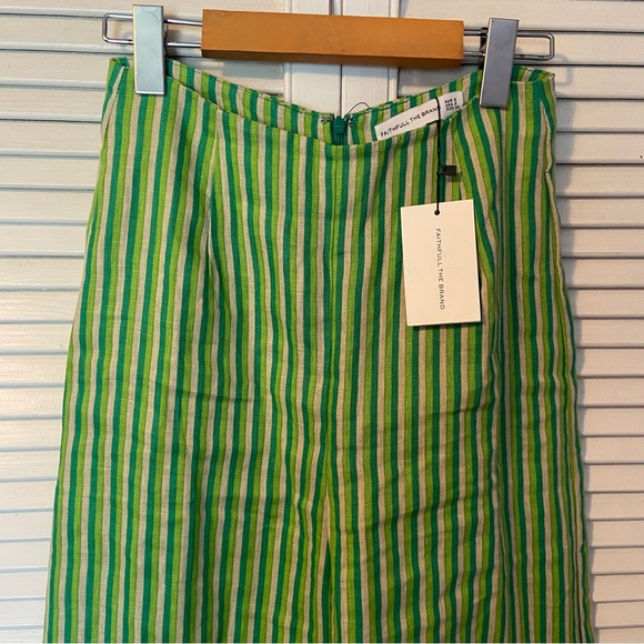 Faithfull The Brand - La Plage De Mau Pants Bau-Bau Stripe Print - Picture 6 of 9